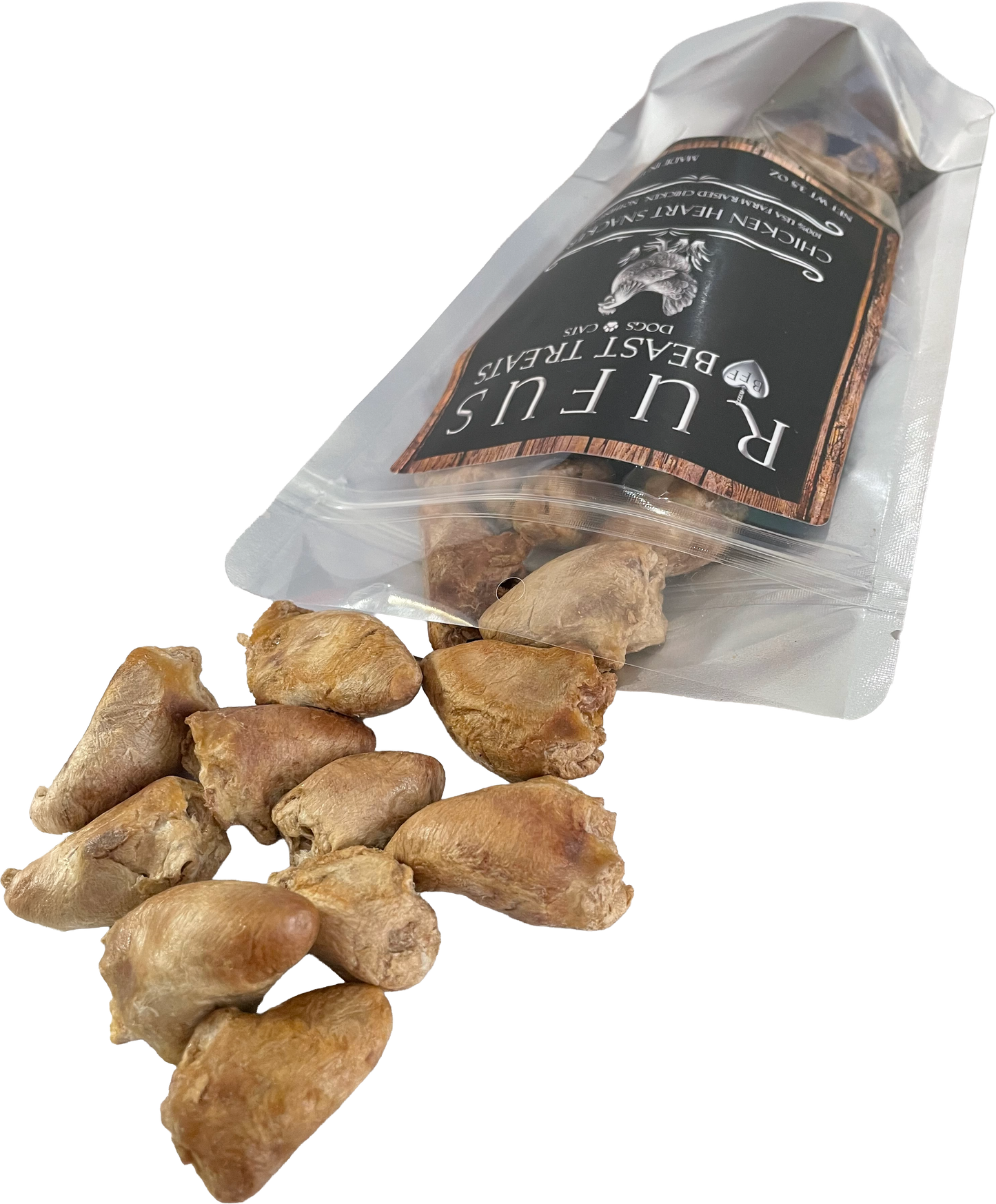 Chicken Heart Snackers for Dogs & Cats