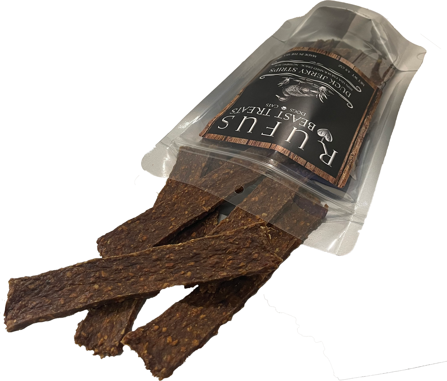 Duck Jerky Strips for Dogs & Cats