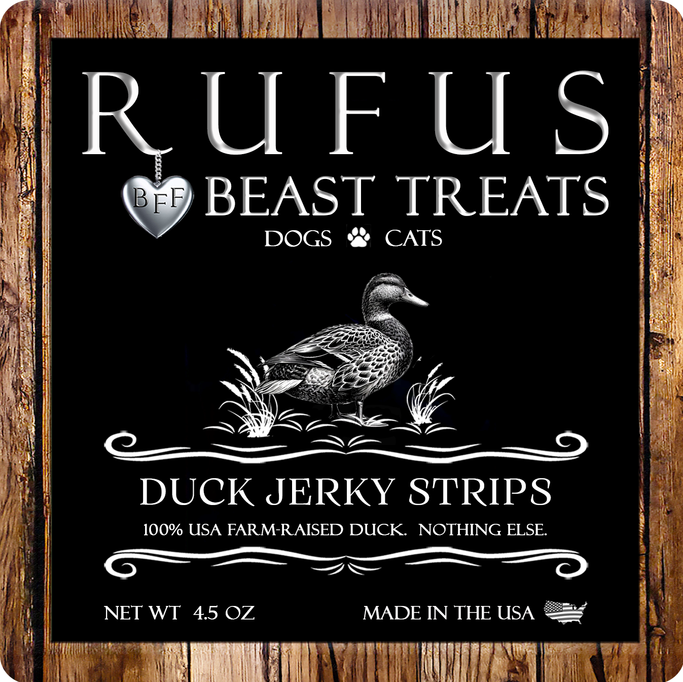 Duck Jerky Strips for Dogs & Cats