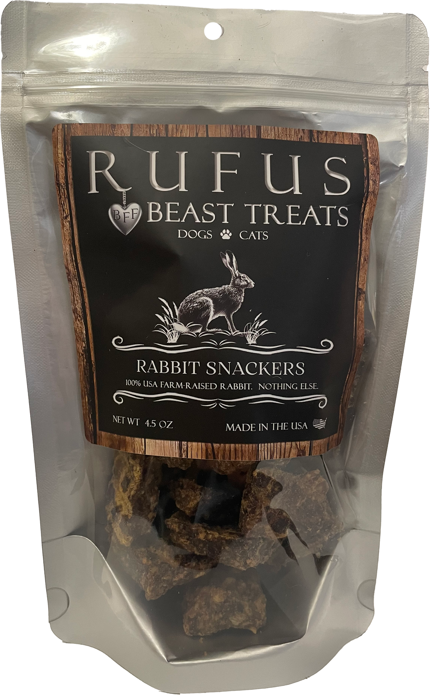 Rabbit Snackers for Dogs & Cats
