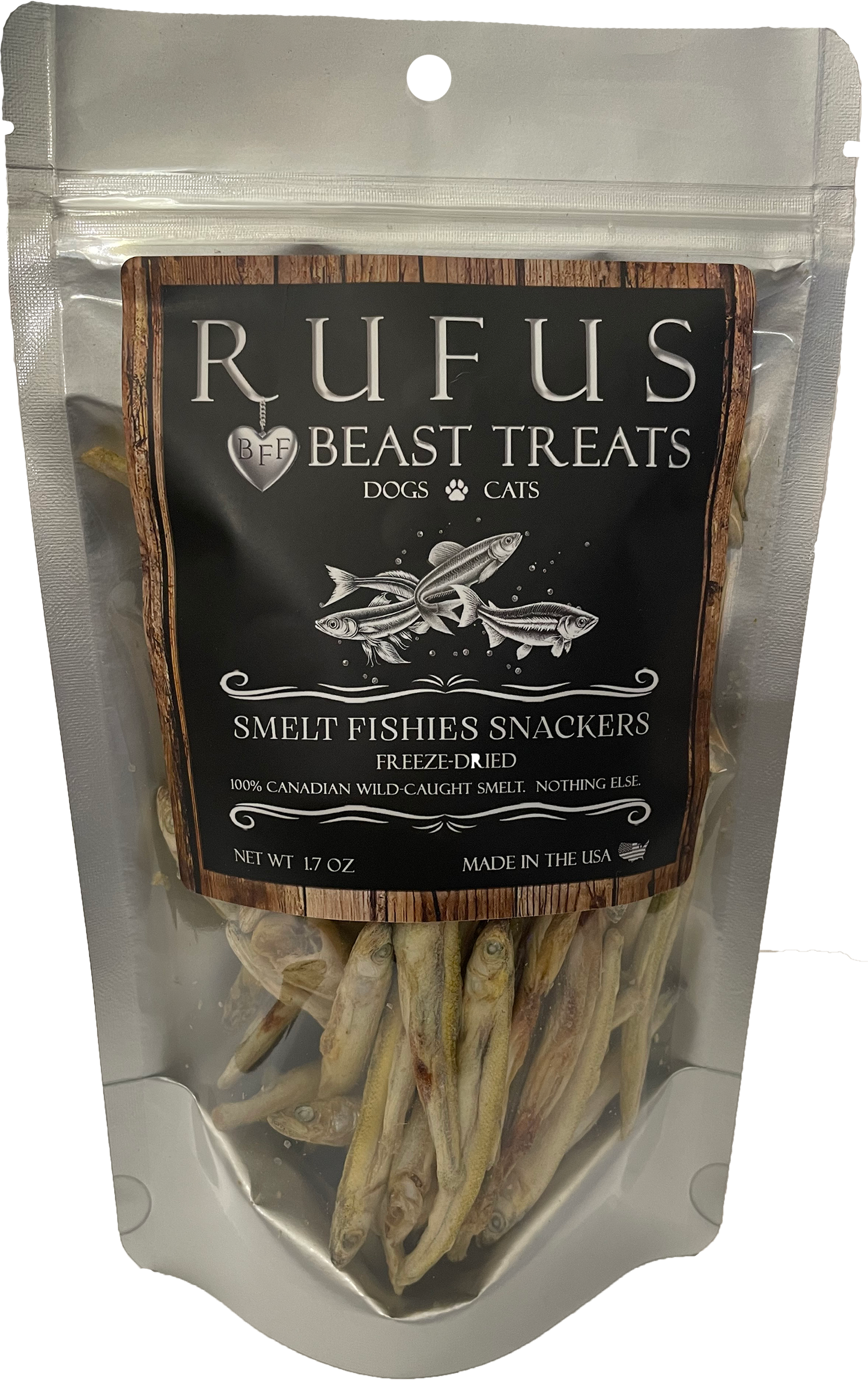 Smelt Fishies Snackers for Dogs & Cats