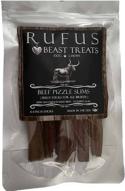 Beef Pizzle Slims (Bully Sticks)