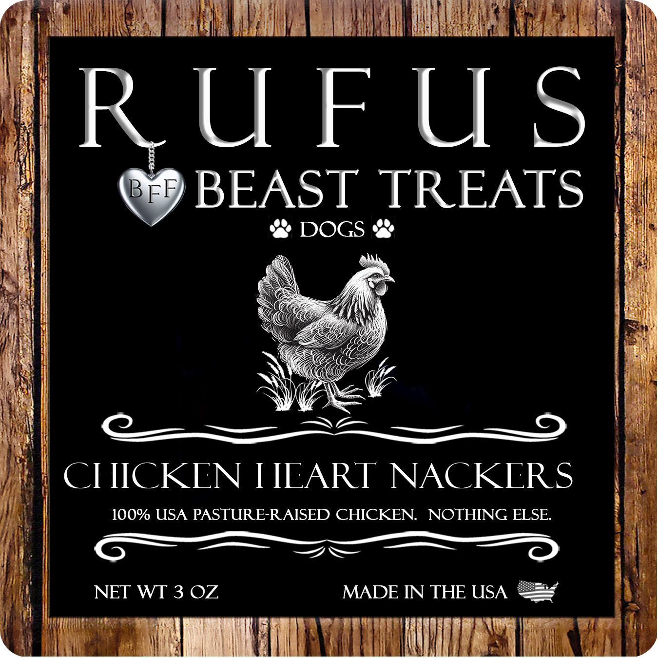 Chicken Heart Snackers for Dogs & Cats